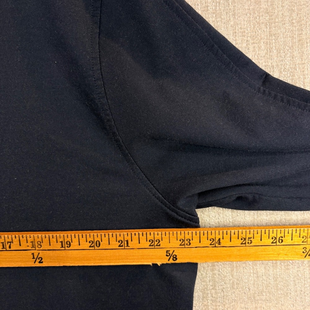 Banana Republic Mens Vintage (09) Navy Blue Full Zip Track Jacket LG Striped Slv - Picture 6 of 10